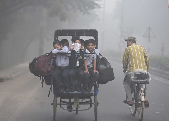 Delhi air quality SAFAR diwali pollution NCR Arvind Kejriwal AAP BJP