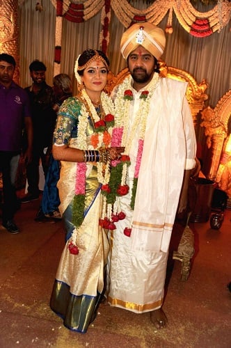 Chiru Sarja - Meghana Raj are officially the star couple now [Wedding Photos]