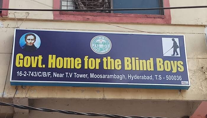 Power cut in blind hostel
