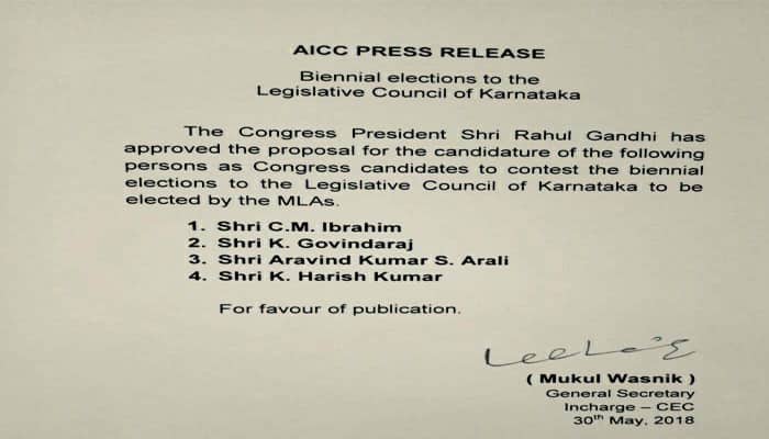 Council Election: Congress Finished Candidates