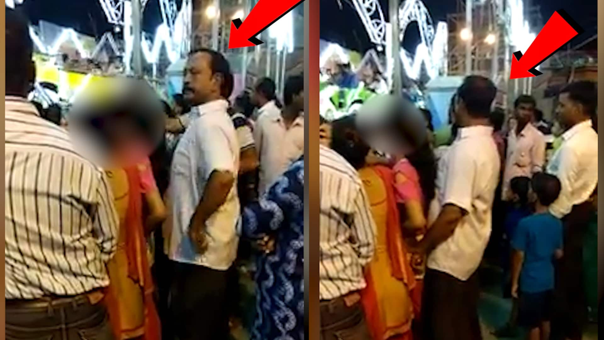 Indian groping public