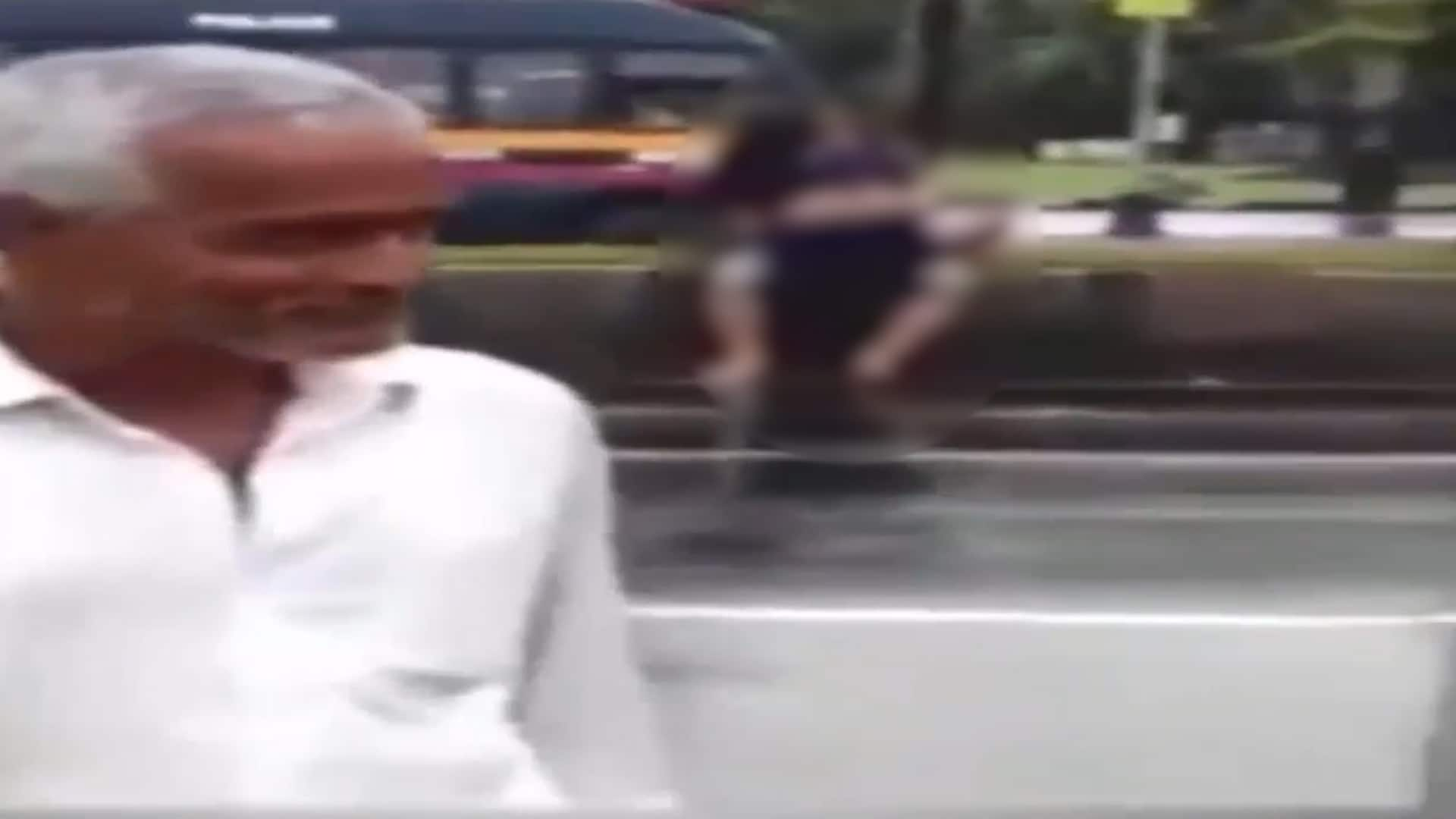 Watch: Couple accused of having sex on the road in Marine drive