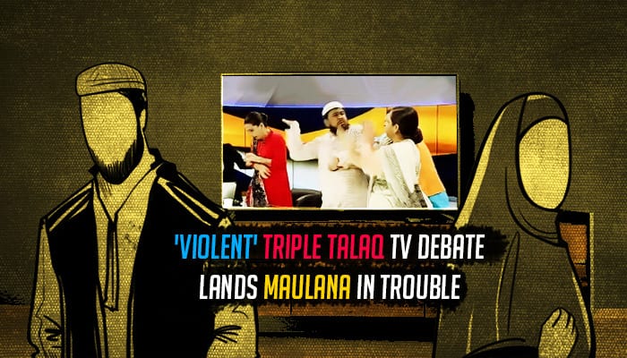 Maulana slaps woman on live TV: Nation shamed