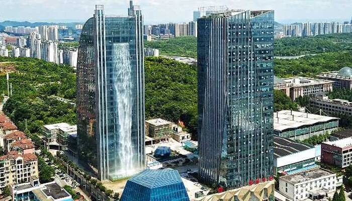 China Waterfall Skyscraper Hit By Torrent Of Ridicule