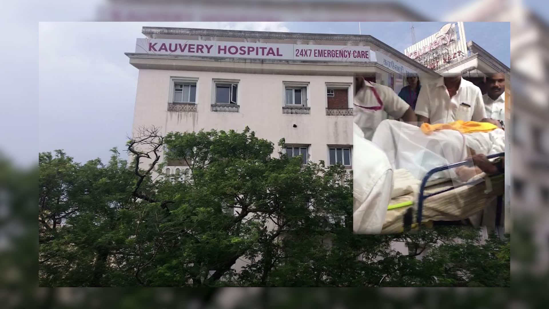 Karunanidhi health condition Kauvery hospital report Soon