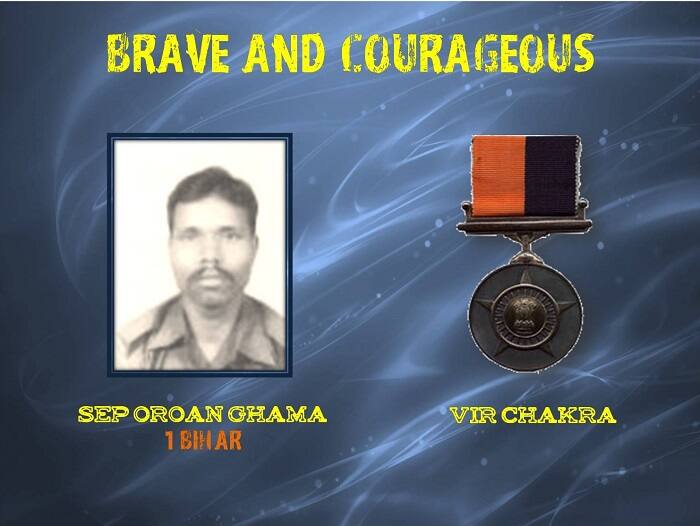 Saluting Naik Ghama Oraon, Vir Chakra, 1 Bihar Regiment, Sri Lanka Ops