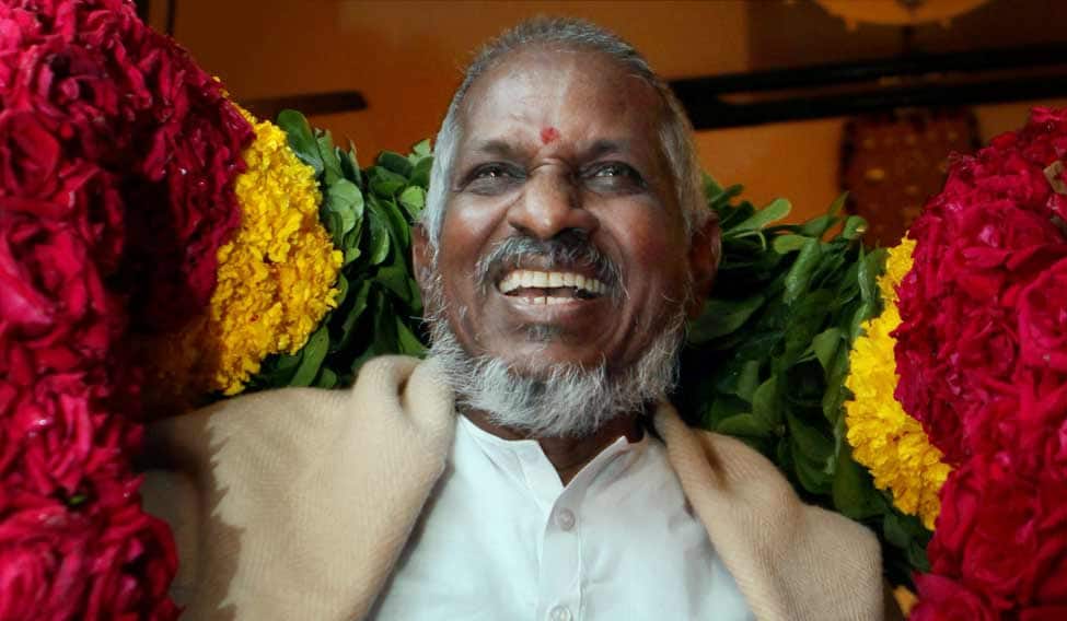 central minister fall on the ilaiyaraja foot take wishes