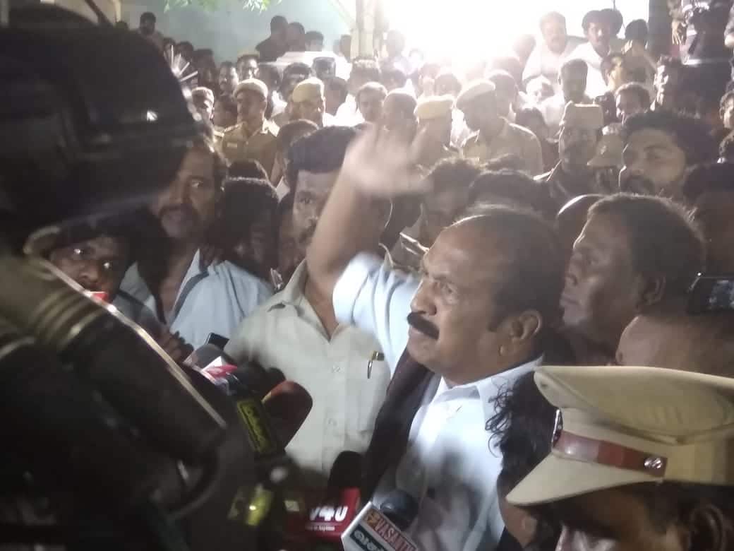 vaiko requesting chief minister to allot place in anna memorial