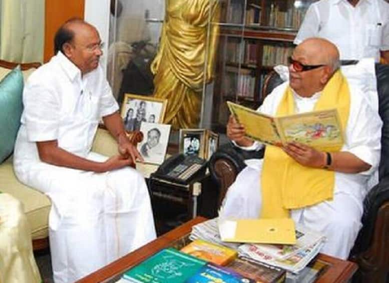 ramadoss released old story regards with dmk allaince