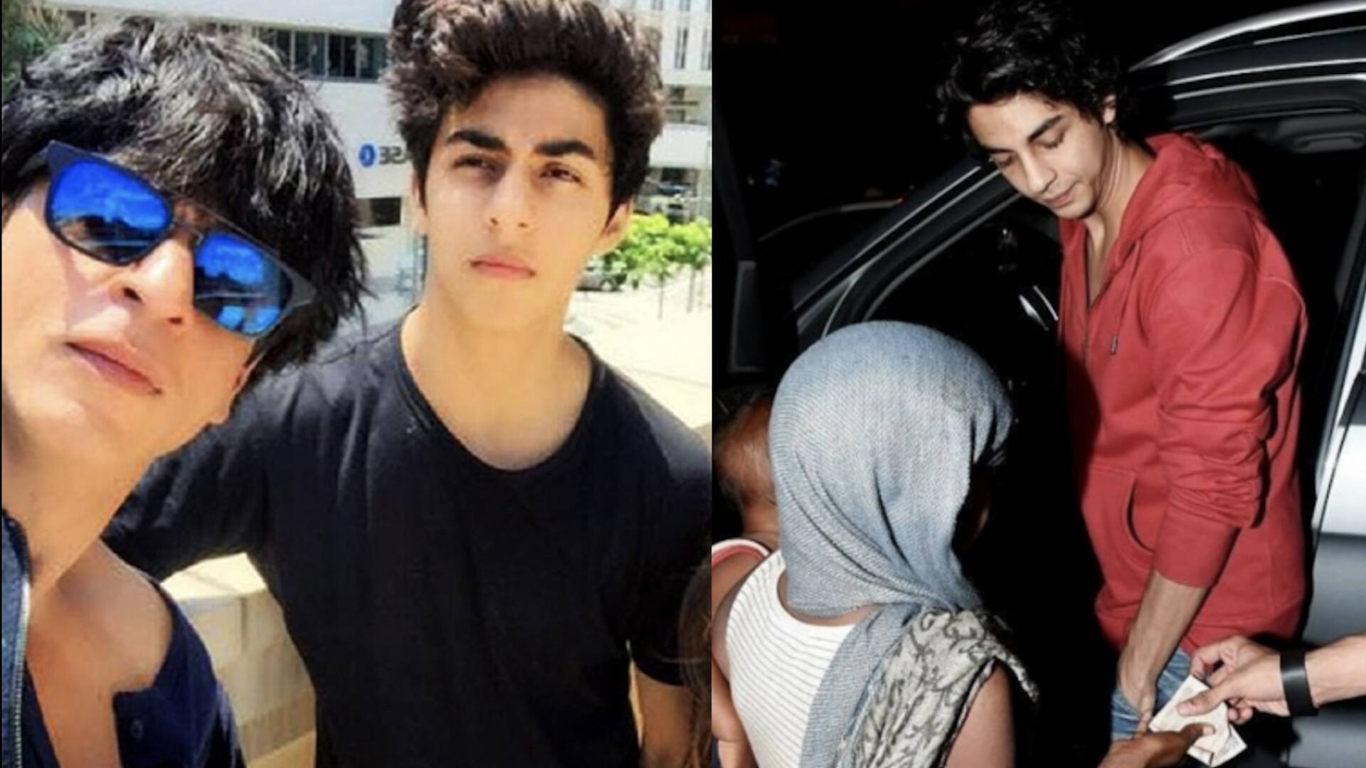 Video Shah Rukh Khans Son Aryan Khan Helps Beggar With Money And Internet Is Touched