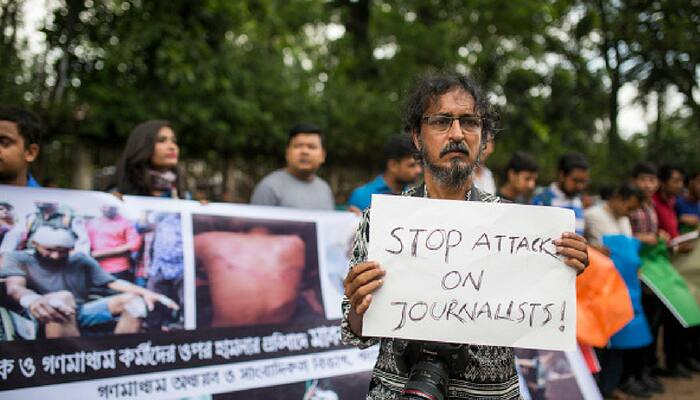 Bangladesh student protests Dhaka road accident Shahidul Alam Sheikh Hasina