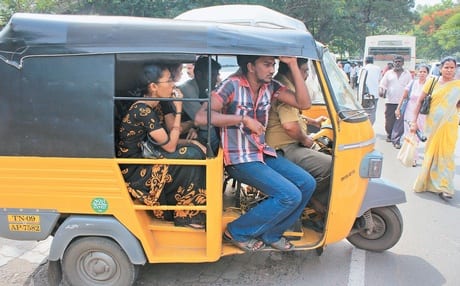 share auto fare increased in chennai