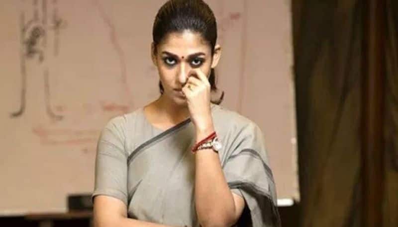Actress Nayanthara latest look from horror film Airaa goes viral