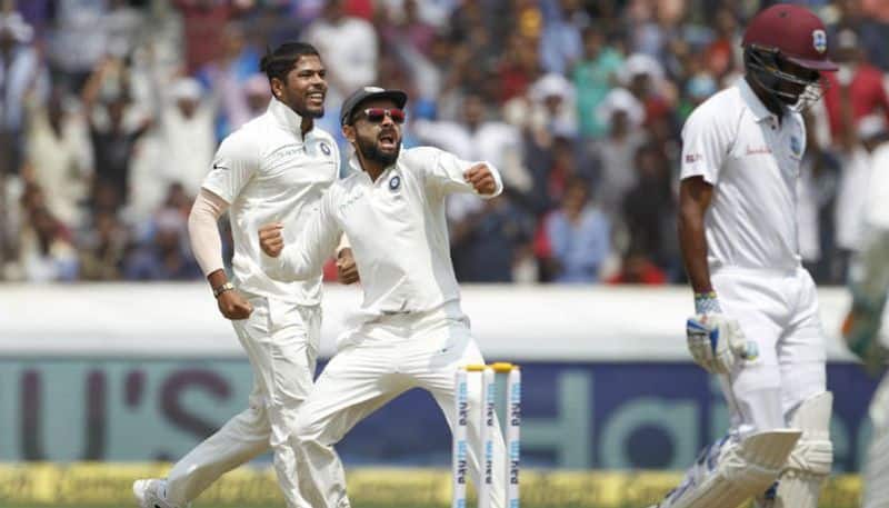 umesh yadav threatening west indies batting order