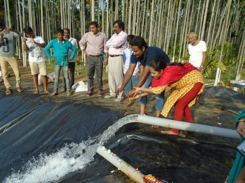 Karnatakas waterman drilling 20,000 borewells dry double farmers income  recharge wells