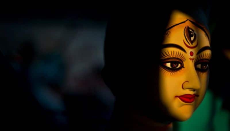 Durga Puja Kolkata blind devotees festival idol nails Braille mantra visually impaired