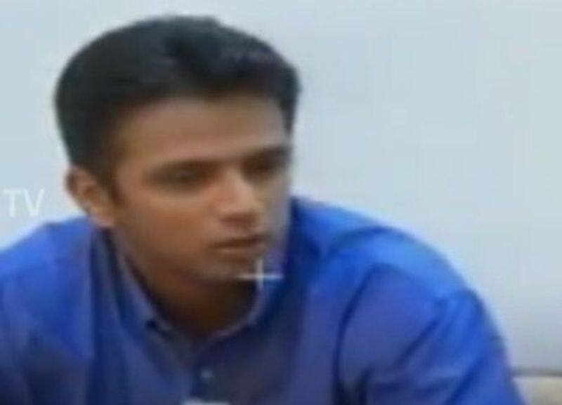 cricket player dravid escaped from room due to anchors attitude