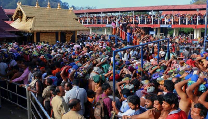 Sabarimala temple  violent protests woman menstrual age Kerala banned entry Supreme Court