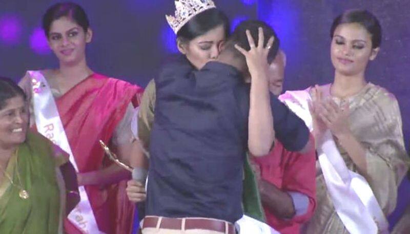 miss kerala runner up introducing her father who works as a driver