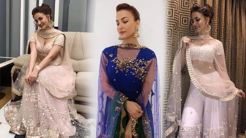 elli avram upload her pictures on social media in a traditional look