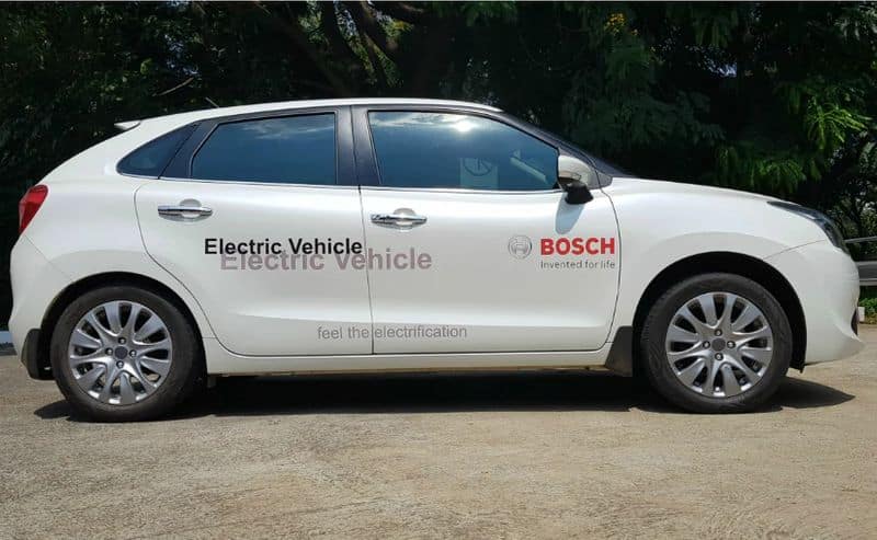 Bosch All-Electric Solution invented convertible Electrical car
