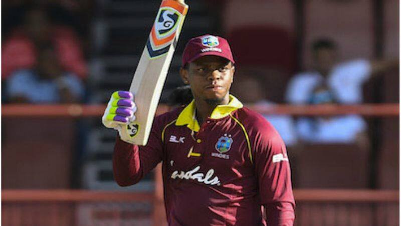 hetmyer hits century against india and west indies is going towards big score