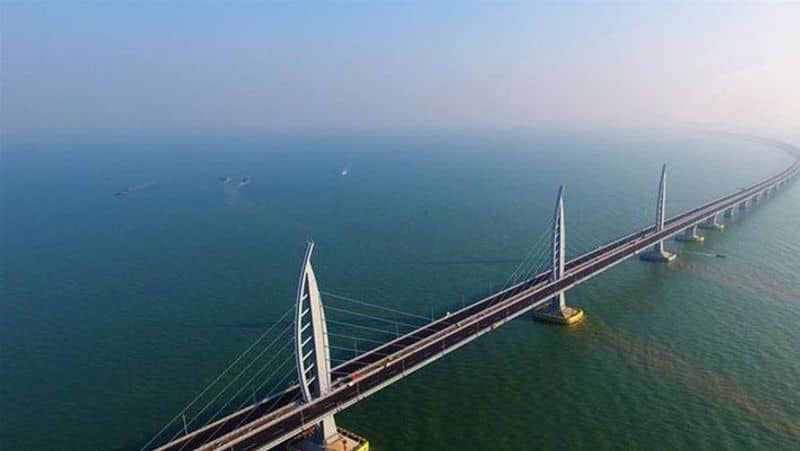 China President Xi Jinping World longest sea bridge