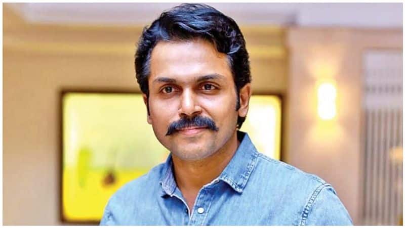 karthi acted as a culprit in a film