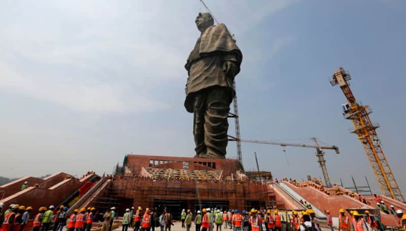 Statue of Unity Sardar Patel Narendra Modi World's tallest statue unveil