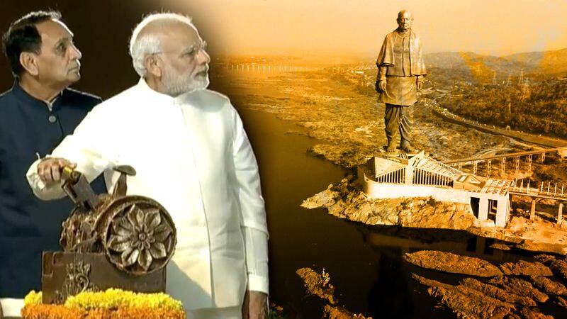 pm narendra modi unveil sardar patel worlds tallest statue