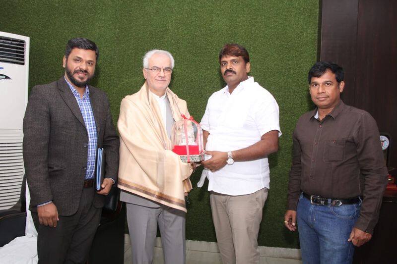 iran consulate general meeting with hyderabad mayor