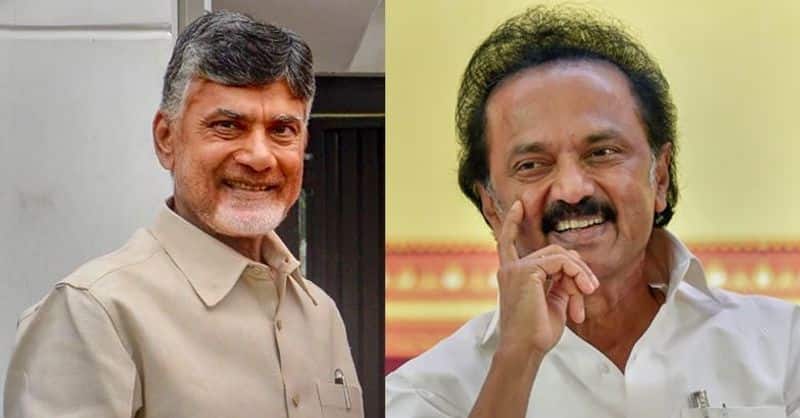 chandrababu naidu planned for allaiance with dmk