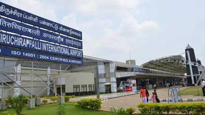 Trichy airport...foreign currency young man arrested