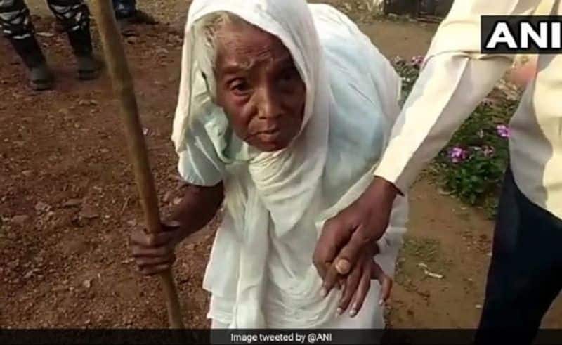 100 year old woman to vote in chhattisgarh dornapal