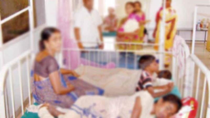 110 people were admitted on a one day for mysterious fever