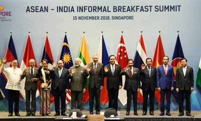 ASEAN-India Breakfast Summit Modi maritime cooperation bilateral trade