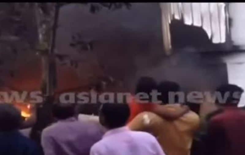 fire in a bed company at ernakulam