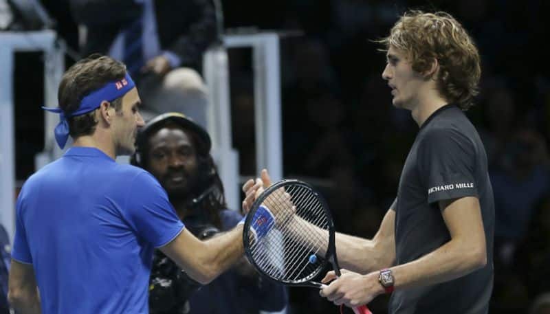 ATP Finals Alexander Zverev Roger Federer Novak Djokovic