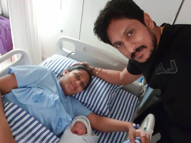 Sandalwood actor Ajay rao blessed with baby girl