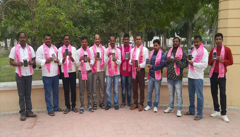 trs nri members election campaign at bahrain