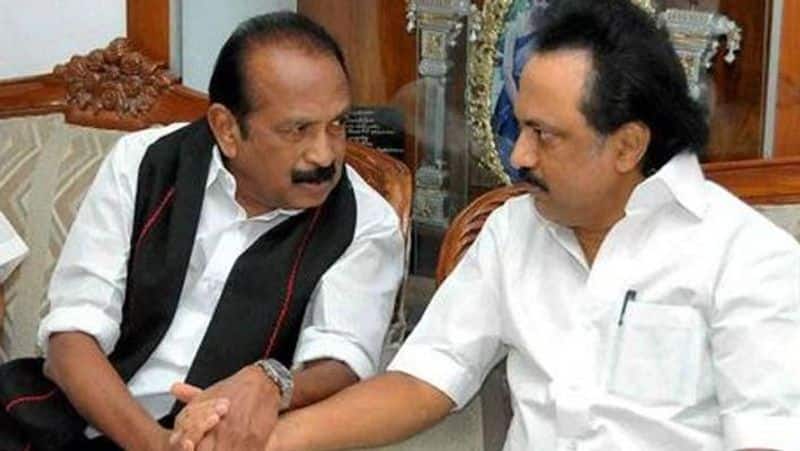 VCK leader Thirumavalavan meets DMK MK Stalin