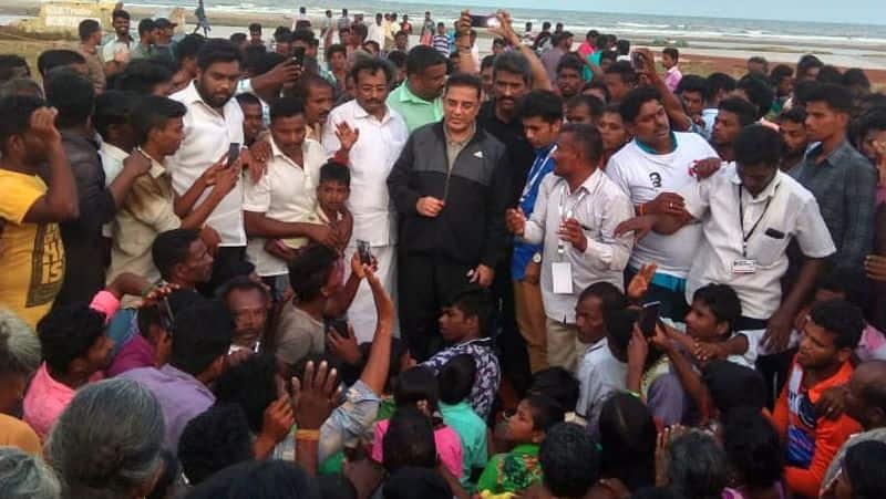 kamal visits second time to gaja affected districts