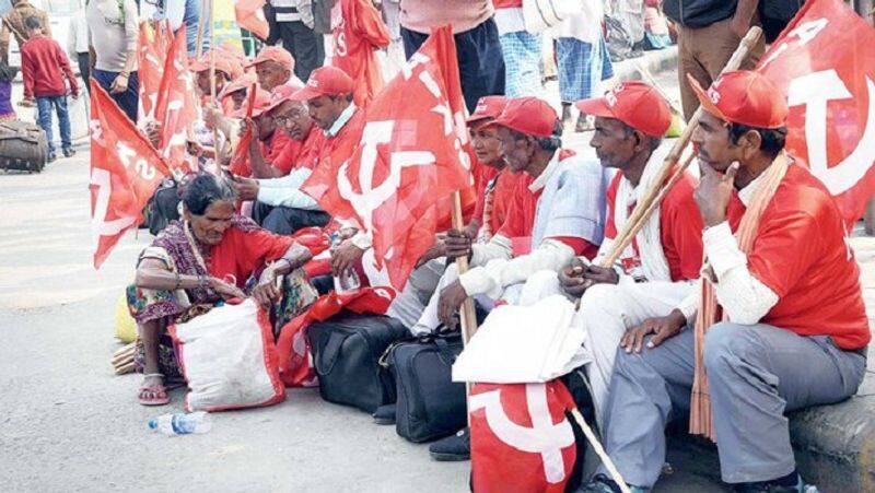 farmers protest against BJP  in delhi
