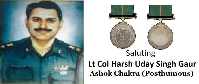 Saluting Lt Col Harsh Uday Singh Gaur Ashok Chakra (Posthumous)