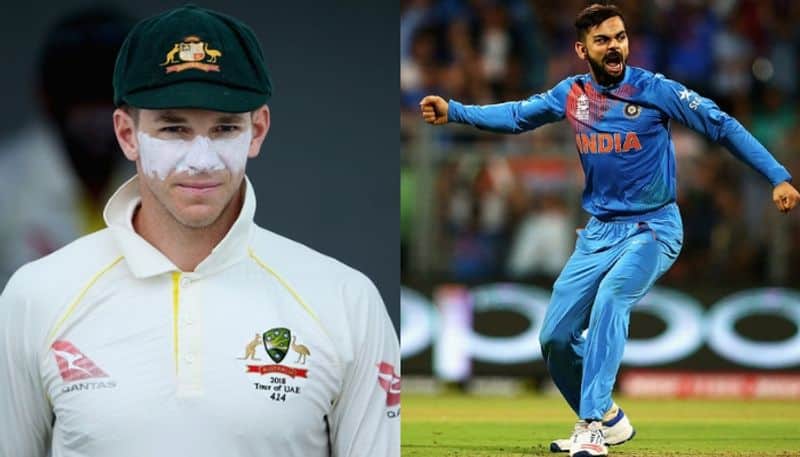 India vs Australia Tim Paine Virat Kohli Sledging  Adelaide Test series