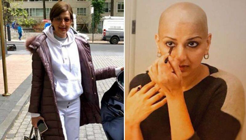 actress sonali bendre returned to mumbai from newyork after cancer treatment