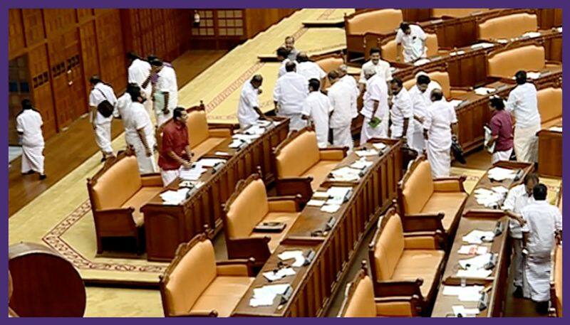 discussion over flood help in kerala assembly opposition walks out