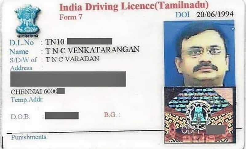 original licence must at the time of driving