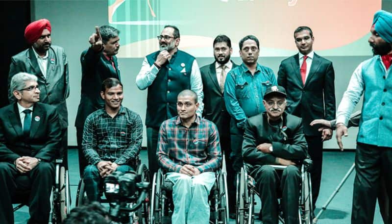 SwachhAbility Awards War veterans on wheelchair blade runner Major DP Singh India
