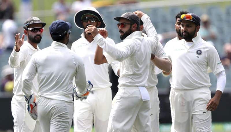 India Australia 1st Test Adelaide Day 4 Virat Kohli Ashwin Shami